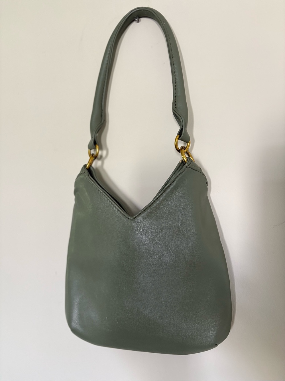 Anthropology Sage Green Shoulder Bag